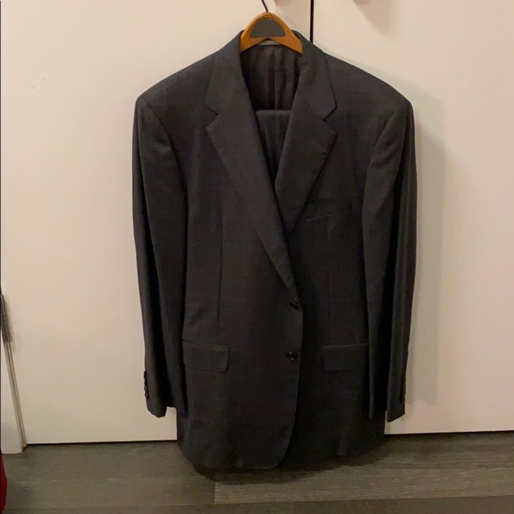 Hickey-Freeman Charcoal Tasmanian Men’s Suit